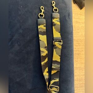 Marc Jacobs Camouflage Belt Bag Strap - Black and Gold